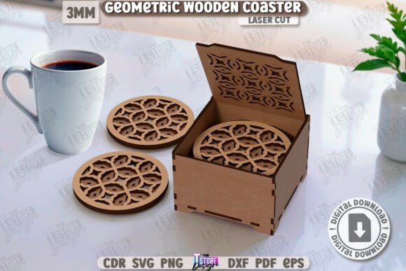 3D Geometric Coaster Design