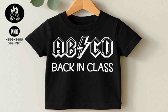 ABCD Back in Class PNG 3D Style: Elevating School Spirit with Bold Digital Design
