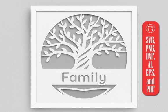 Celebrating Connection with a Family Themed Shadow Box SVG