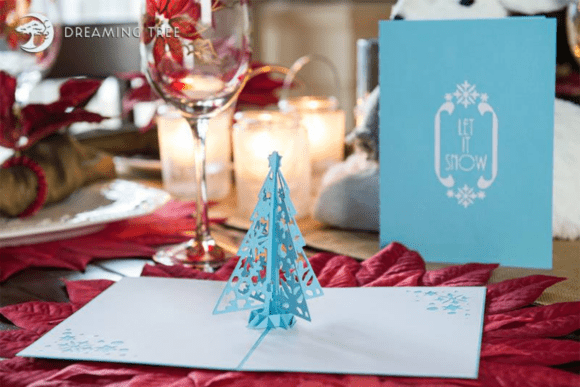 Crafting Holiday Magic with the Let It Snow Pop Up Card SVG