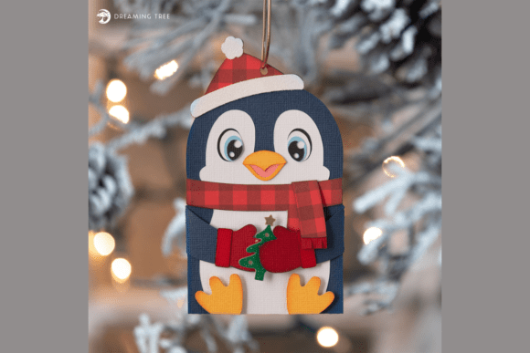 Crafting Memories: The Charm and Utility of the Penguin Gift Card Ornament SVG