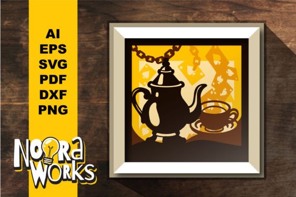Creating Depth and Charm with the Whimsical Tea Time Layered Papercut Design