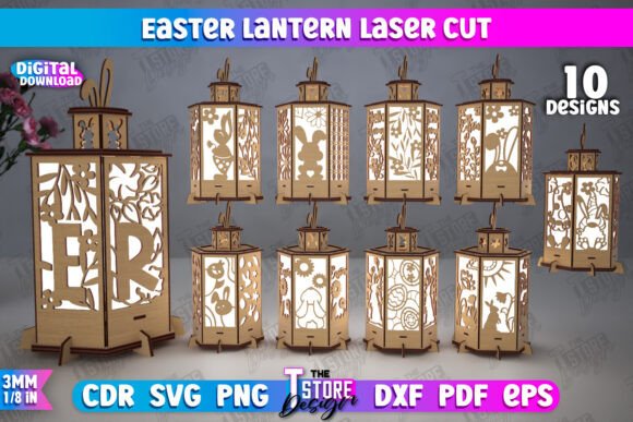 Easter Lantern Bundle 3D Shadow Lamp: A Creative Guide for Laser Enthusiasts