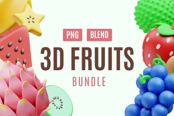 Elevating Digital Aesthetics: The Strategic Value of the Vibrant 3D Fruits Collection 🍍🍓
