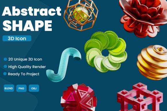 Evaluating the Abstract Shape 3D Icon Pack for Modern Digital Design
