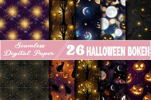 Evaluating the Halloween Bokeh Seamless Pattern for Creative Projects