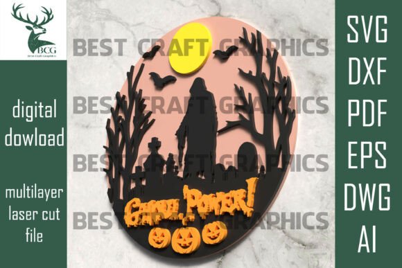 Ghoul Power SVG: Spooky Halloween Sign
