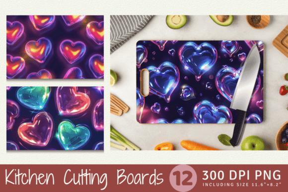Integrating Neon 3D Puffy Glitter Hearts Cutting Boa Designs into Your Creative Workflow