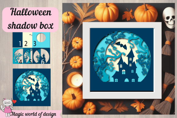 Integrating the Halloween Shadow Box SVG Haunted House into Your Creative Workflow
