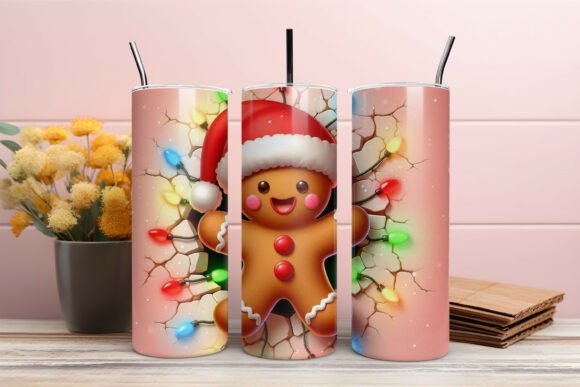 Mastering the 3D Christmas Gingerbread Man Tumbler Design for Professional Results