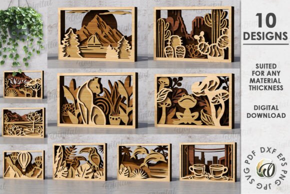 Maximizing Creative Potential with a 3D Layered Home Decors Bundle