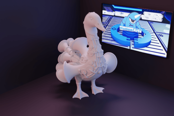 Saxophone Duck: A Fun 3D Print Model