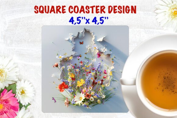 Strategic Design: Leveraging Square Coaster Sublimation, Wildflowers for Brand Impact