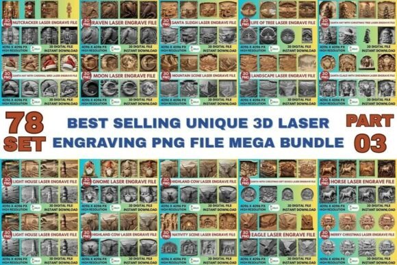 Unlocking Creative Potential with the Amazing 3D Laser Engrave PNG Bundle