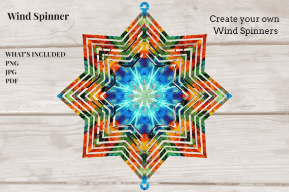 Unlocking Creativity: A Guide to the Rainbow Prism Star Spinner Template